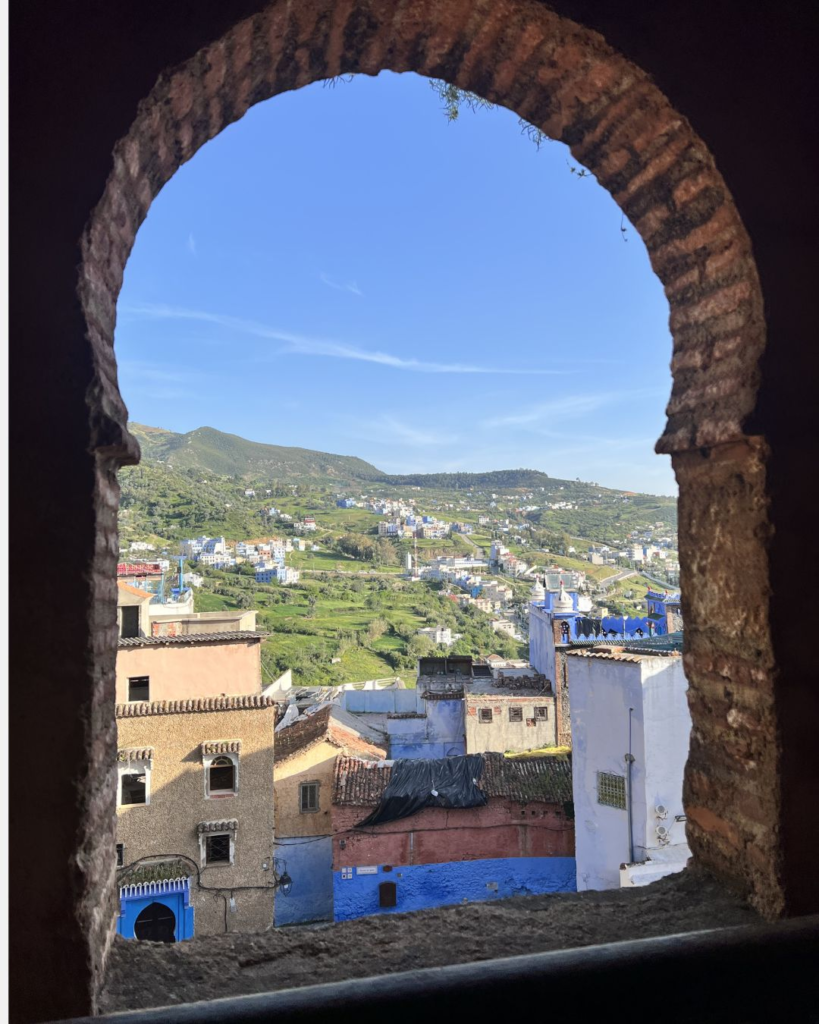 Vista de Chefchaouen desde la alcazaba 
